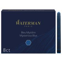 Темно-синій фонтан ручки картриджі op8pcs WATERMAN S0110910
