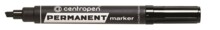 CENTROPEN 8576/12 постійний маркер – скошений наконечник/чорний