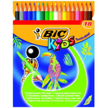 Олівці 18 кольорів Дитяча еволюція Смужка BIC 9505241