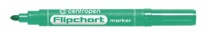 CENTROPEN 8550/10 фліпчарт маркер – круглий наконечник/зелений