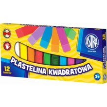 Пластилін 12 кольорів квадратний ASTRA 83813908