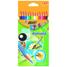 Олівці 12 кольорів Дитячий аквакулер BIC 8575614