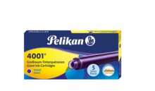 Картриджі ручки довгі ФІОЛЕТОВІ PELIKAN 10668 5 шт