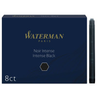 Чорний фонтан ручки картриджі op8pcs WATERMAN S0110850