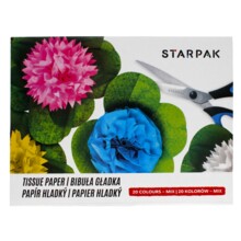 C4 звичайний папір 20 кольорів у папці A'10 STARPAK 222722