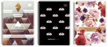 Kolozeszyt A4 100 аркушів лінійні візерунки INTERPRINT