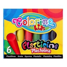 Пластилін 6 кольорів Colorino PATIO