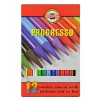 Олівці Progresso 12 кольорів KOH-I-NOOR 8756