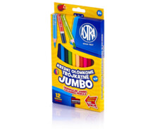 Олівці 12 кольорів Jumbo трикутний ASTRA 312110007