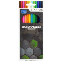Олівці 12 кольорів Футбол STARPAK 276561