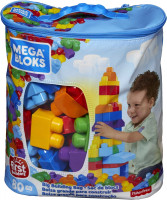 Mega Bloks Classic Blue - 80 Block Bag