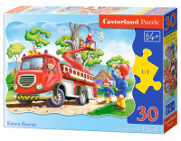 Головоломка 30 штук, контур Кошеня порятунку CASTORLAND B-03358