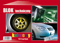 Технічний блок A4 10 карт кольору Delux POLIGRAF