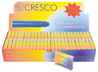 Картриджі для лівої ручки короткі сині SADPEX CRESCO 80060