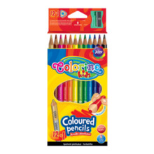 12kol/180+ срібні та золоті трикутники олівці Colorino Kids PATIO 193032