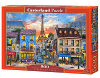 Вулиці Парижа CASTORLAND 500 Piece Puzzle B-52684
