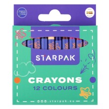 Воскові олівці 12 кольорів STARPAK 397929