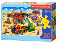 Головоломка 30 штук, контур Будинок в будівництві CASTORLAND B-03686