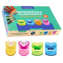 Точилка 2 леза овальний/трикутний дисплей A'24 STARPAK 405591