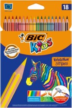 18kol/180 Діти Еволюція Смужка BIC 950524 Олівці