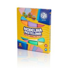 Modelina 12 кольорів пастель ASTRA 304118007