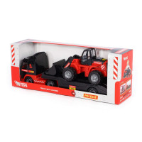 Вантажівка евакуатор + трактор 75cm Volvo POLESIE 56825