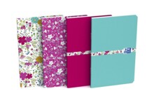 Маленький блокнот 9 х 14 см, 30 сторінок, рядок, Floral Oxford