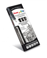 Калібрований тонкий набір друку Pentel POINTLINER