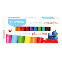 Пластилін 12 кольорів STARPAK 450917