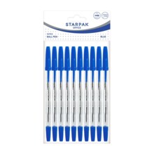 Cristal синій замикається ручка 10 штук STARPAK 452226