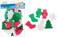 Різдвяний декоративний клейовий декор EVA суміш CRAFT WITH FUN 463720