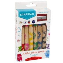 Олівцеві олівці Jumbo 6 ко ТОЧИЛКА STARPAK 472396