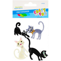 Клейовий повсть декоративне оздоблення Kitties CRAFT З ВЕСЕЛО 480890