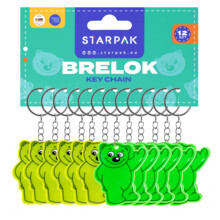 Плюшевий ведмедик Світловідбиваючий брелок 7cm A'12 STARPAK 481538