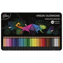 Олівці олівці 36 кольорів трикутна Kidea DERFORM KTMP36KA