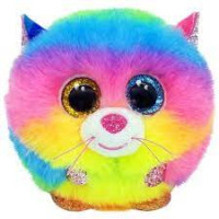 Кіт 8см Веселка Gizmo Плюшева іграшка METEOR TY42520