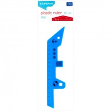 Пластикова лінійка Ship 15cm STARPAK 491025