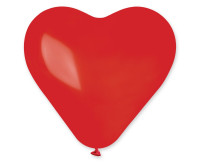 CR17 повітряні кулі пастельні HEART великий, червоний /50 шт. День Святого Валентина GODAN CR17/45
