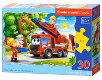 30 штук головоломки, контур пожежників для порятунку CASTORLAND B-03792