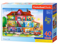 Головоломка 40 Maxi Floor House Life CASTORLAND B-040346