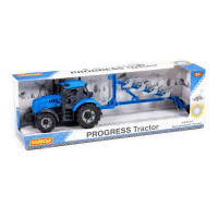 P/B трактор +аксесуари 45x12x15 Progres blue POLESIE 91291