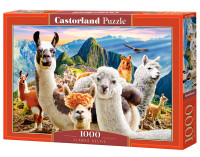 Головоломка 1000 штук Llamas Selfie CASTORLAND C-104758