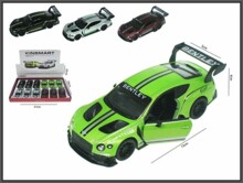 Металевий легковий автомобіль 12cm Bentley HXKT239