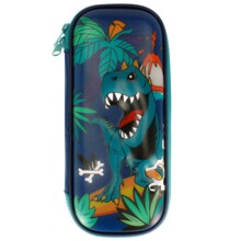 Чохол для олівця Dino 3D 1 блискавка 2 фліп-флопи STARPAK 502137