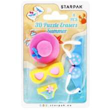 Літній 4-х частин 3D гумка головоломки STARPAK 505325