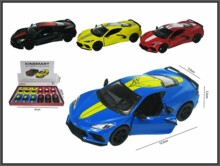 Металевий легковий автомобіль 13cm Corvette HXKT251