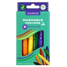 Крейдони, що миються 6 кольорів STARPAK 518462