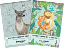 Creatinio A4 Drawing Block 10 барвистих карток