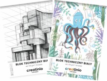 Карти Creatinio A4 Technical Block 10 білого кольору
