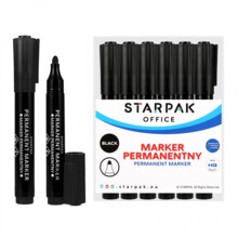 Постійний маркер круглий чорний A'12 STARPAK 524583